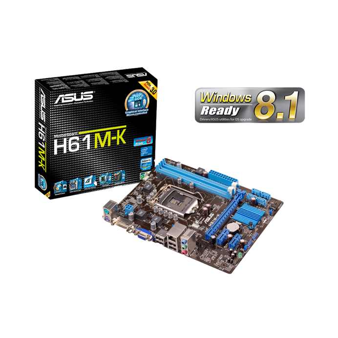 Материнская Плата ASUS H61 DDR3 LGA1151